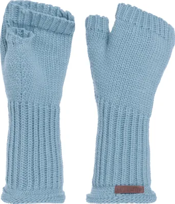 Produktbild von Knit Factory Cleo Handstulpen - Celeste - One Size