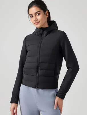 Produktbild von Damen Steppjacke Übergangsjacke Leicht Warm Bequem Stilvoll Schwarz L