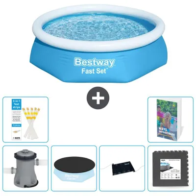 Obrázok produktu pre Bestway Fast Set, kruhový bazén - 244x61 cm - 5-dielna sada, model S195