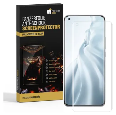 Produktbild von 2x Panzerfolie für Xiaomi Mi 11 Pro FULL COVER Displayschutz Displayfolie HD KLAR Schutzfolie
