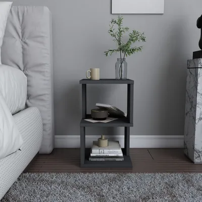 Produktbild von Skye Decor, Carter - Anthracite, Nachttische & -schränke, Anthrazit, 29,6 x 49,4 x 29,6 cm