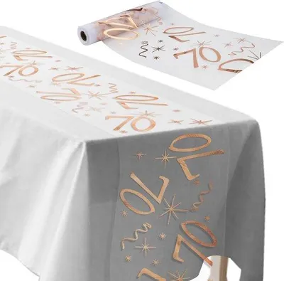 Obrázok produktu pre Dekorácia na stôl 28 cm x 10 m, ružová, na strihanie, na narodeniny