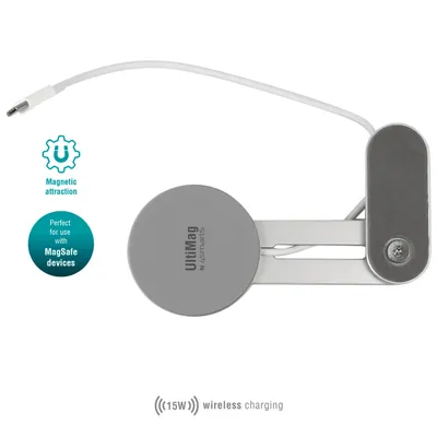 Produktbild von 4smarts Ultimag Screenflip Halterung, Handy/Smartphone, PC-Flachbildschirm, Silber