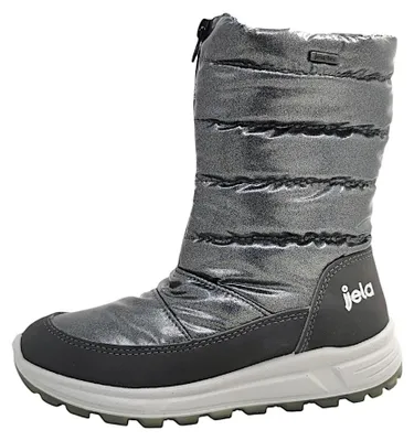 Image de Jela - Bottes d'hiver pour filles, couleur argent, chaussures de loisirs