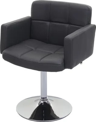 Image de Chaise de salle à manger Orlando, chaise de cuisine pivotante chaise, similicuir chrome ~ gris