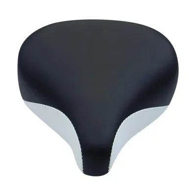 Produktbild von Sattel 22mm schwarz/weiß für MCB Mofa Moped Mokick