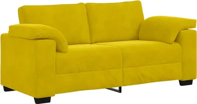 Immagine prodotto di Divano Divanetto Giallo 180x77x82 cm in Velluto