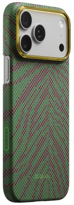 Zdjęcie produktu dla Etui PITAKA Edge Case Etui Breath of Veins do iPhone 17 Pro sprout surge