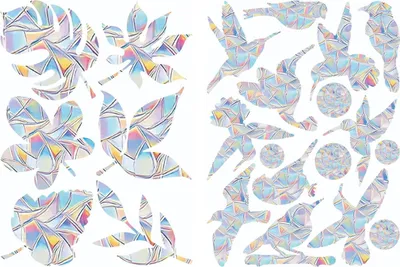 Produktbild von Sonnenfänger-Fensteraufkleber, Regenbogenprisma, Wohnzimmer-Dekoration, Glasaufkleber, schimmernde statische Fensteraufkleber
