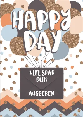 Produktbild von Geburtstag - Glimmer Cards - Geldkarte - SoundkarteA5 im Format 14,8