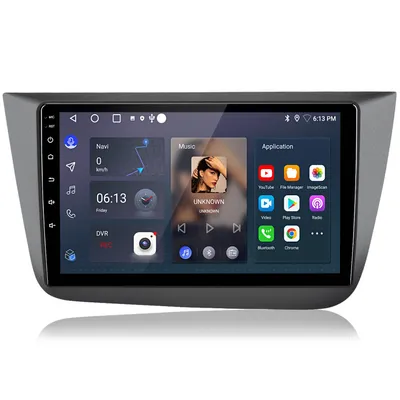 Produktbild von 9” Carplay Android 15 Autoradio Für Seat Altea 2004-2015 Toledo 2004-2009 GPS Navi WIFI BT DAB+ SWC USB DSP 2GB+64GB