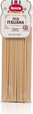 Produktbild von LIVERA - Fettuccine Pasta aus Hartweizengrieß, handgemachte italienische Pasta, 18er Pack x 500g