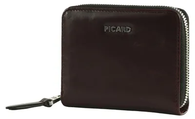 Image de PICARD Cuir porte-monnaie Peakline 1 Zip Around Wallet Chianti bordeaux