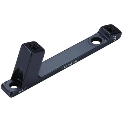 Produktbild von Bbb Powermount 180 Mm Adapter Für Bremssattel Der Vorderen Scheibenbremse Silber Silber One Size