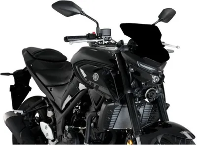 Obrázek produktu pro PUIG naked sport screen black ABE schváleno pro Yamaha mt-03
