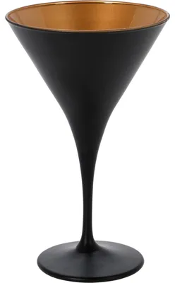 Produktbild von Martini-Cocktailglas Schwarz/Gold