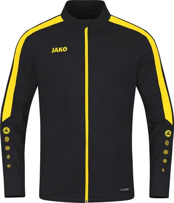 Produktbild von JAKO Kinder Polyesterjacke Power, Farbe:schwarz/citro, Größe:164