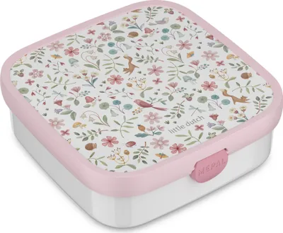 Produktbild von Mepal - Bento Brotdose Groß Campus - Bento Lunchbox für Kinder Little Dutch - Inklusive 2 auslaufsicheren Bento Fächern & Gabel - Bento-Fach ist mikrowellengeeignet - 1,25 l - Fairy Wonders