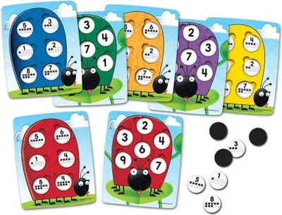Produktbild von Learning Resources 10 On the Spot! Ten-Frame Game, Brettspiel, Glücksspiel, 5 Jahr(e)