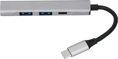 Image de Station d'accueil USB A-C, 7 ports, alliage d'aluminium léger et résistant à l'usure, hub USB 3.0 plug-and-play pour tablette de téléphone portable