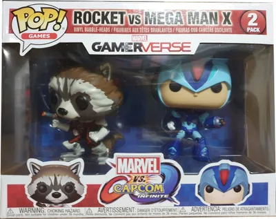Produktbild von Marvel Capcom - Rocket vs Mega Man X - Funko Pop! - Vinyl Figur