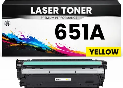 Produktbild von Toner kompatibel für HP CE342A(651A) Color LaserJet Enterprise 700 color MFP M775dn/775f/775z/775z+ in Gelb