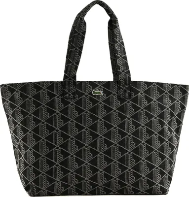 Zdjęcie produktu dla LACOSTE Torba na zakupy Mono Jacquard Denim Noir schwarz