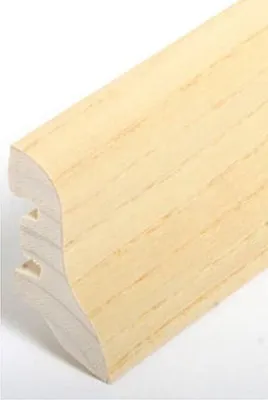 Produktbild von Sockelleiste Echtholzfurnier 20 x 40 x 2500 mm Esche Echtholzfurnier Fußleiste furniert by PROVISTON 62.5 Meter | 25 Stück