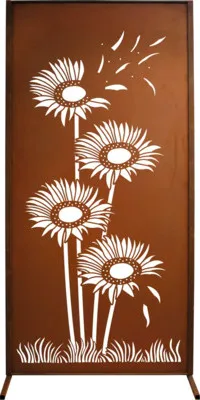 Produktbild von Sichtschutzwand Windhauch 100 x 200 cm rost