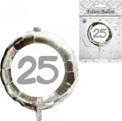 Produktbild von Udo Schmidt Folienballon 25 Jahre Silberhochzeit