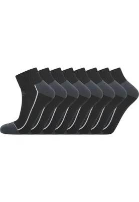 Produktbild von ENDURANCE Socken im 8er Pack Avery in atmungsaktiver Qualität 1001 Black 43/47