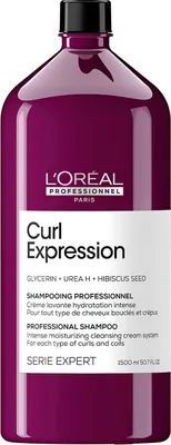 Image de L'Oreal Professionnel, Serie Expert Curl Expression, Glycerin + Urea H + Hibiscus Seed, 1500 ml