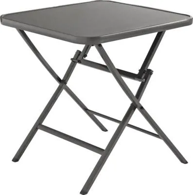 Produktbild von Gartentisch Balkontisch GARDEN PLACE Eve anthrazit 70 x 70 x 74 cm anthrazit mit Tischplatte aus Glas, pulverbeschichtet