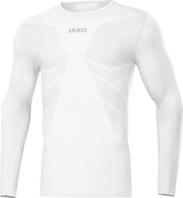 Produktbild von JAKO Unisex Longsleeve Comfort Recycelt, Farbe:weiß, Größe:S