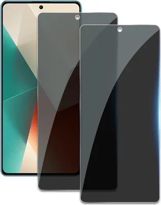 Produktbild von 2 Stück Xiaomi Redmi Note 13 Anti-Spy Sichtschutzfolie 9H Härte HD Blickschutzfolie