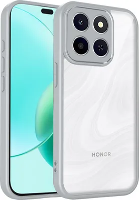 Obrázek produktu pro Pouzdro pro Honor X6C průhledný zadní kryt s TPU rámečkem, odolné proti nárazům Šedá