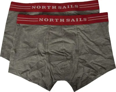 Immagine prodotto di Confezione 2 boxer parigamba uomo elastico a vista underwear NORTH SAILS articolo NS01UTR03  BOXER BIPACK, I 48 - F 3 - USA S - INT M, Cotone 95%,Spandex 5%