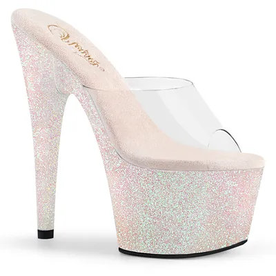 Obrázek produktu pro ADORE-701HMG Dámské nazouvací boty Pleaser, transparentní EU 38, US 8