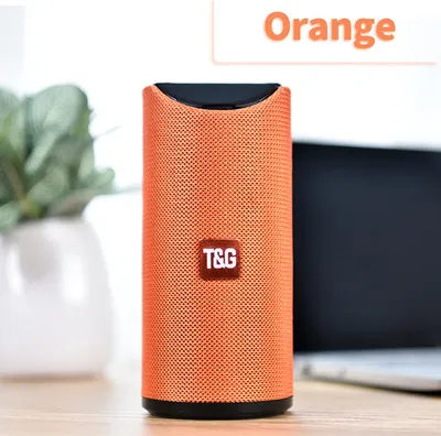 Zdjęcie produktu dla Głośnik zewnętrzny przenośny Bluetooth- Pomarańczowy