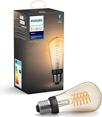 Produktbild von Philips Hue White Filament LED-Lampe E27 ST64 Philips Hue Bluetooth warmweiß