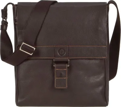 Produktbild von Sonnenleder Umhängetasche Leder Schultertasche GRANADA G Messenger Damen Herren mocca braun 101-661-77a