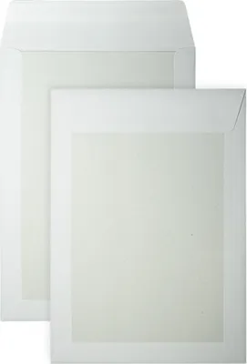 Produktbild von DULA - Rückwandumschläge - EA4 - 220 x 312 mm - 50 Stück - Selbstklebend mit Klebestreifen - 120 Gramm