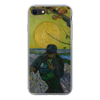 Produktbild von MuchoWow® Handyhülle Schutzhülle Hülle für iPhone 7 Der Sämann - Vincent van Gogh Silikon Softcase Handy Hülle - Kartenhalter