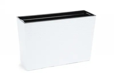Obrázek produktu pro Truhlík WERBENA PROUTÍ plastový bílý 56x19x37cm