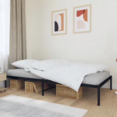 Obrázek produktu pro Maison Exclusive - Kovový rám postele, černý, 100 x 200 cm