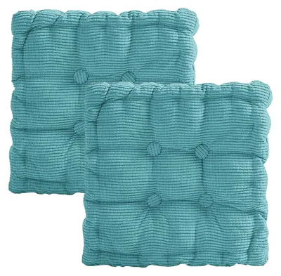 Zdjęcie produktu dla Omgoods - Zestaw 2 poduszek na krzesła, 40x40 cm, do użytku wewnątrz i na zewnątrz