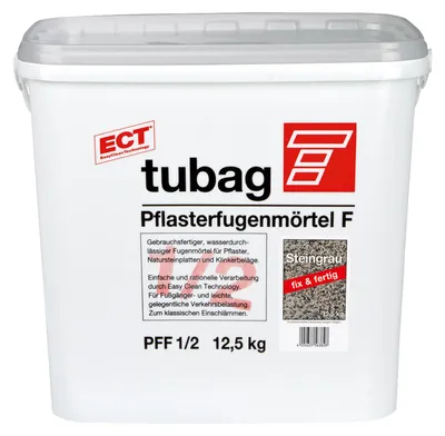 Immagine prodotto di tubag Pflasterfugenmörtel PFF Steingrau 12,5kg Eimer