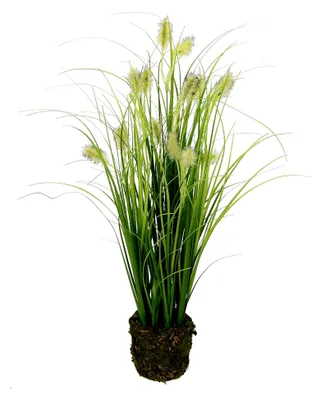 Produktbild von Künstliches Fuchsschwanzgras im Erdtopf