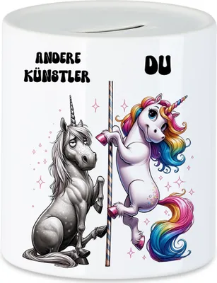 Produktbild von Andere Künstler Du Einhorn Spardose Malerin Zeichenerin Tänzerin Schauspiel