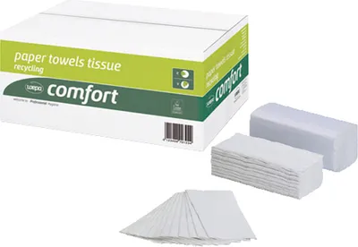 Immagine prodotto di wepa 277160 Handtuchpapier Comfort 250 x 330 mm C-Falz naturweiß